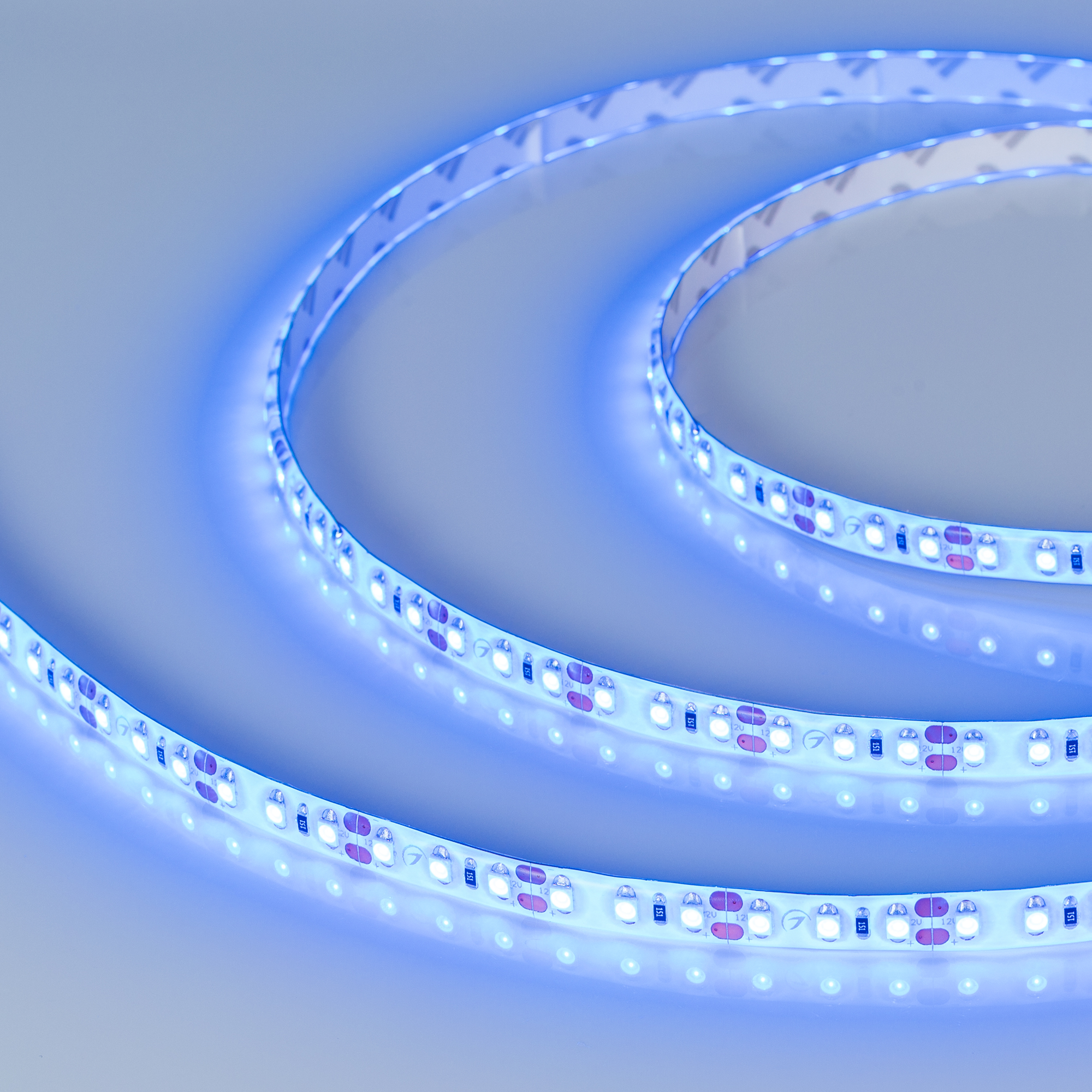 Светодиодная лента герметичная RTW-SE-A120-8mm 12V Blue (9.6 W/m, IP65, 2835, 5m) (Arlight, 9.6 Вт/м, IP65)