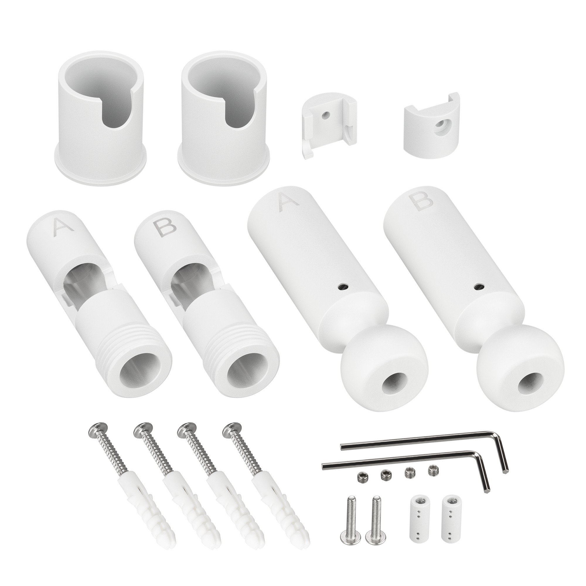 Крепление ARL-WAVE-1815-S-2-ENDCAP White (Arlight, Металл)