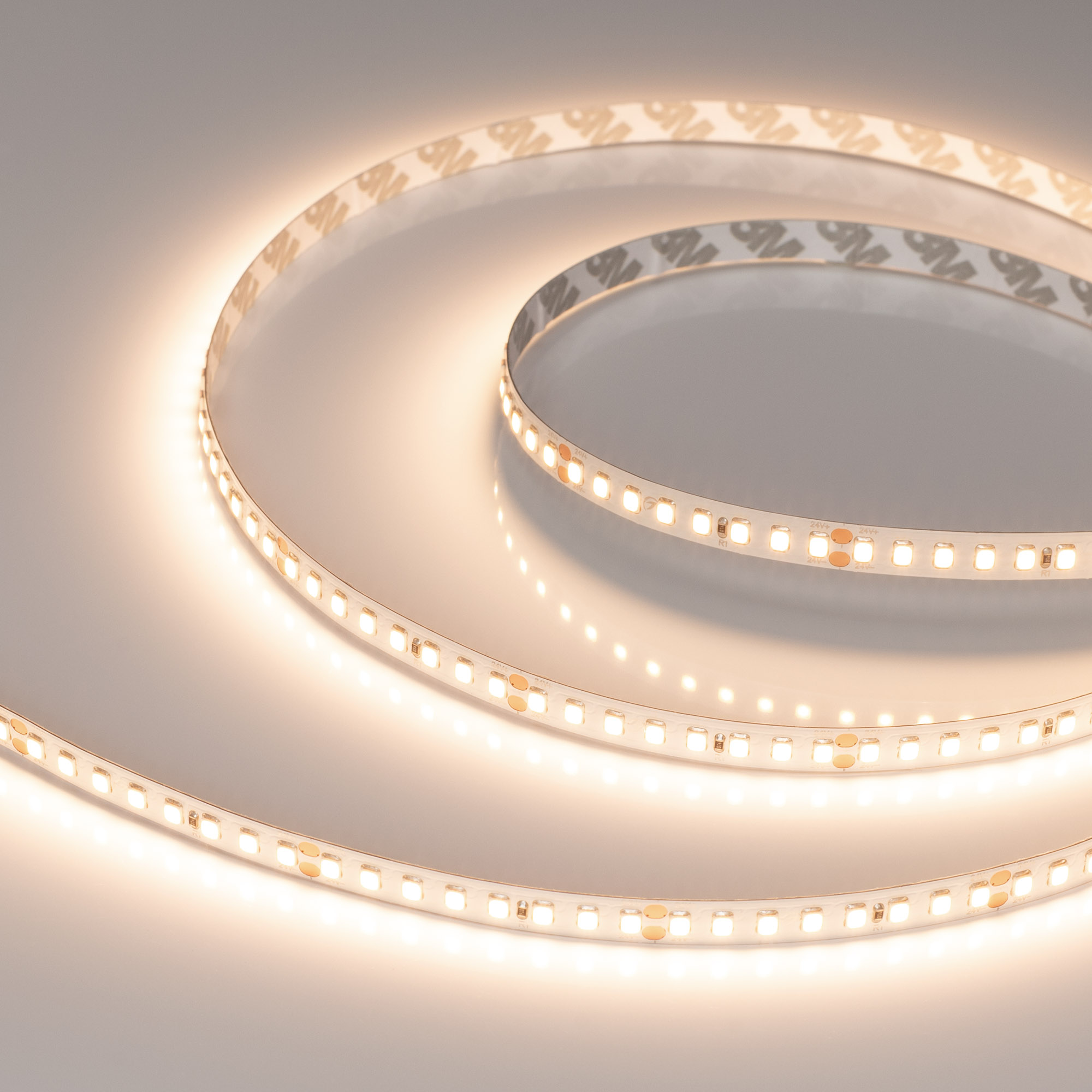 Светодиодная лента UL-A160-8mm 24V Warm3000 (12 W/m, IP20, 2835, 5m) (Arlight, 7 лет)