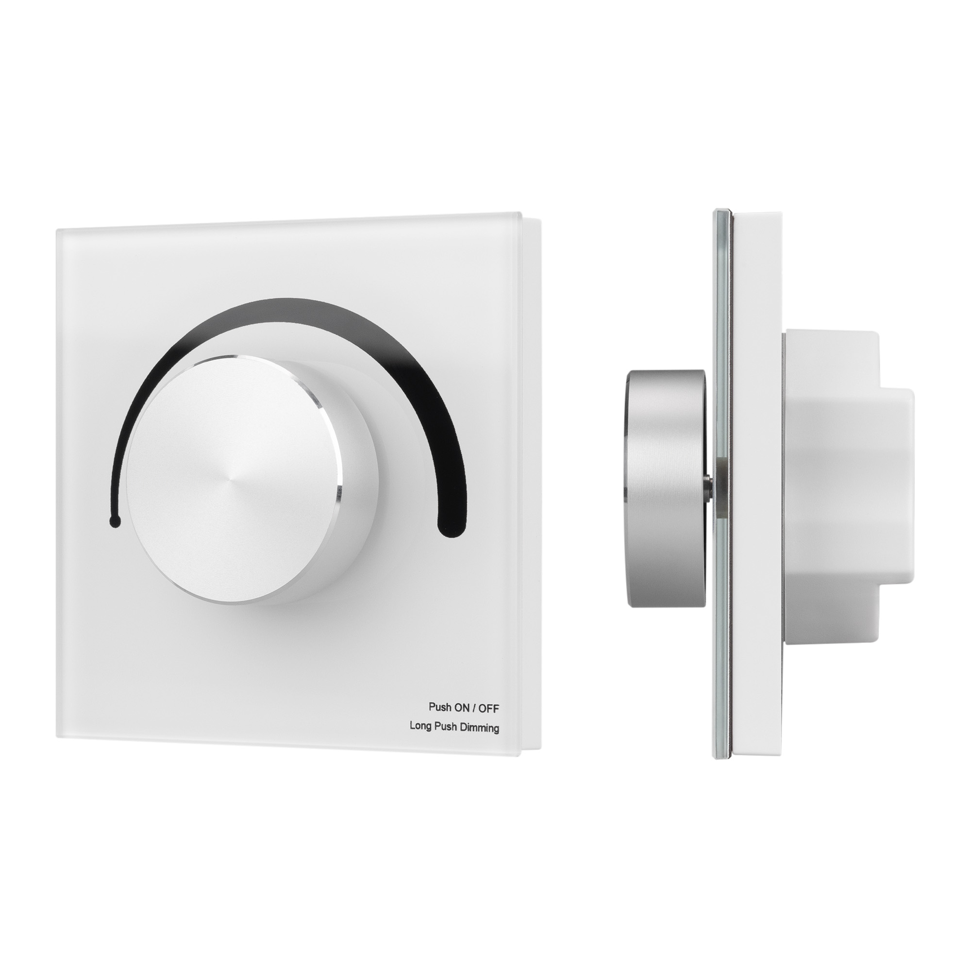 INTELLIGENT ARLIGHT Роторная панель SMART-TRIAC-601-31 Белая (230V, 1A, ZB) (IARL, IP20 Пластик, 5 лет)