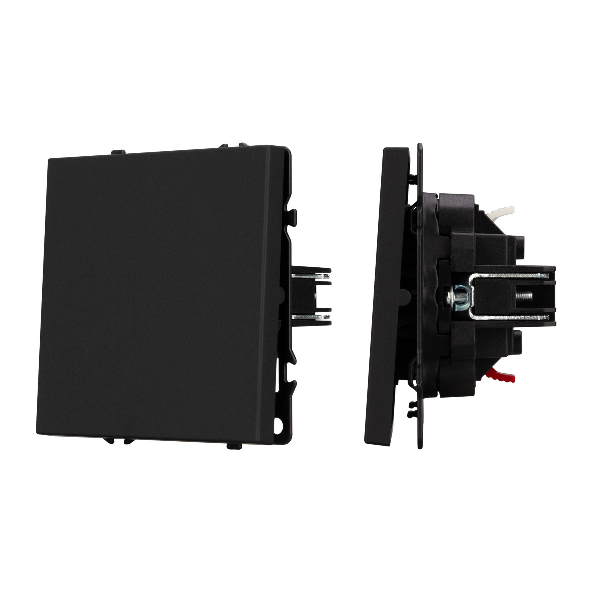 ARL NOBE Выключатель 1 кл софт-тач черный оникс SWT-MK01-SFPL-BK (250V, 10A) (Arlight, -)