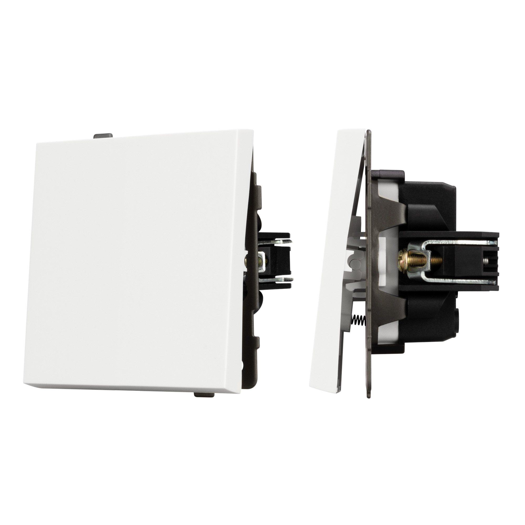 Механизм звонкового выключателя SWT-TENDO-MKR1-SFPL-WH (230V, 10A) (Arlight, Матовый белый)