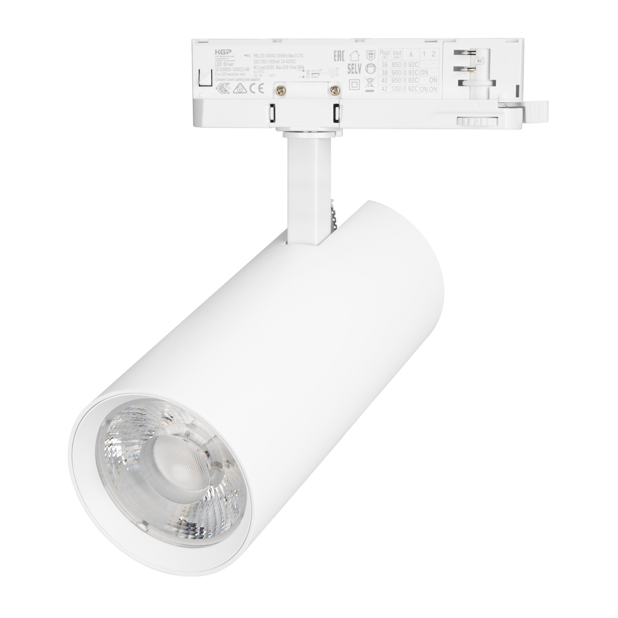 Светильник LGD-GERA-4TR-R90-40W Warm3000 (WH, 24 deg, 230V) (Arlight, IP20 Металл, 5 лет)