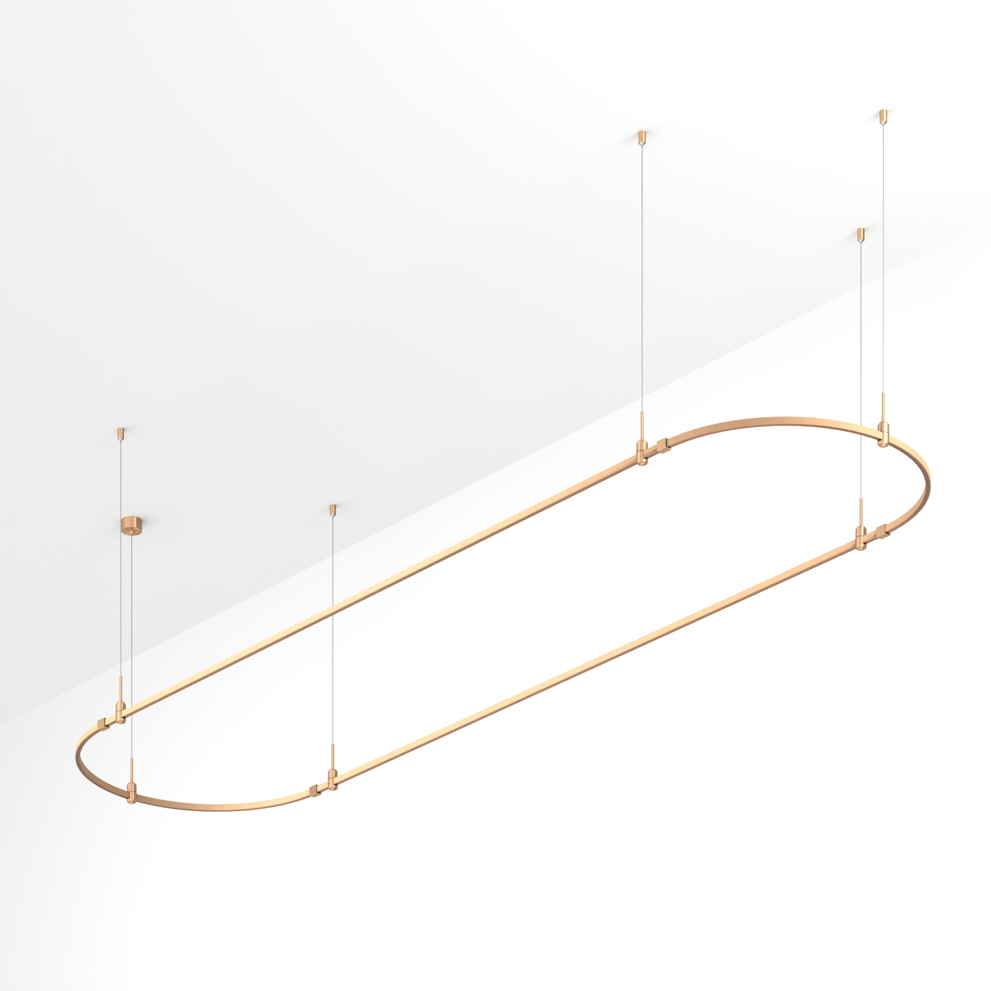 Основание ART-APRIORI-OVAL-HANG-4000x1000 (GD) (Arlight, IP20 Металл, 3 года)