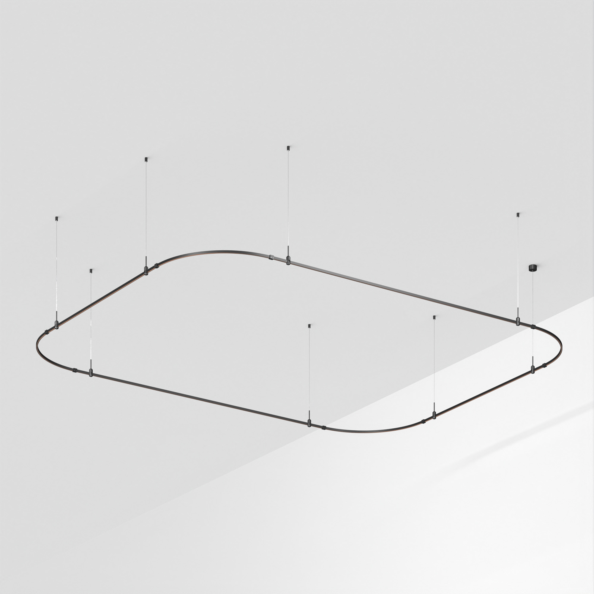 Основание ART-APRIORI-RECTANGLE-SOFT-HANG-4500x3500 (BK) (Arlight, IP20 Металл, 3 года)
