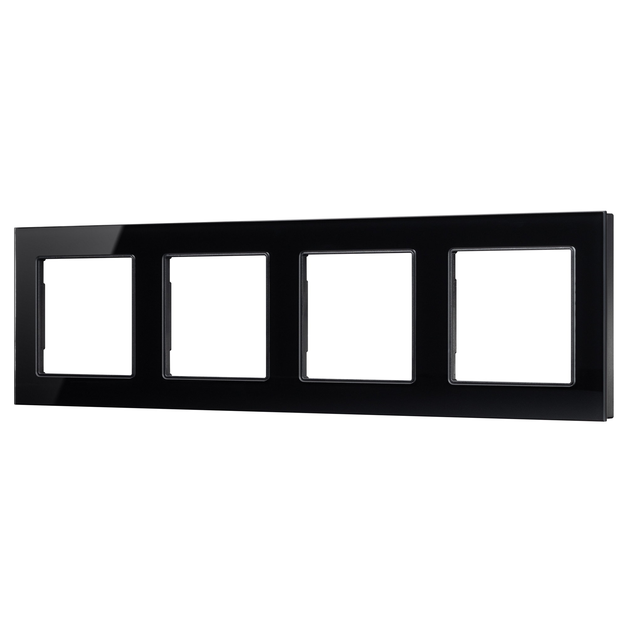 Рамка стеклянная FRM-GLARE-GS-4-BK (Arlight, -)