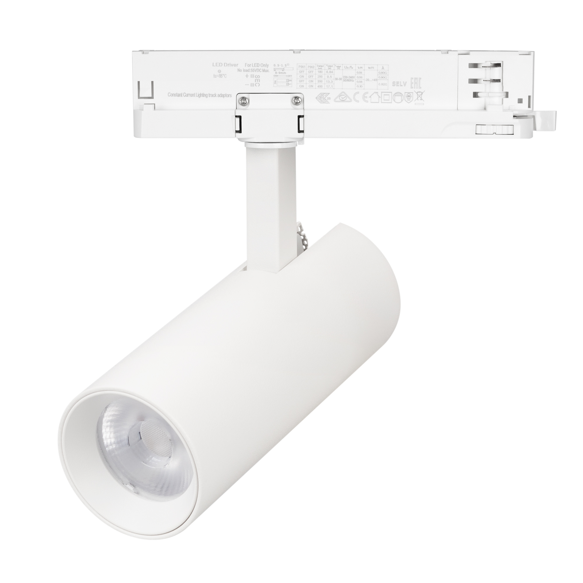 Светильник LGD-GERA-4TR-R55-10W Day4000 (WH, 15 deg, 230V, DALI) (Arlight, IP20 Металл, 5 лет)