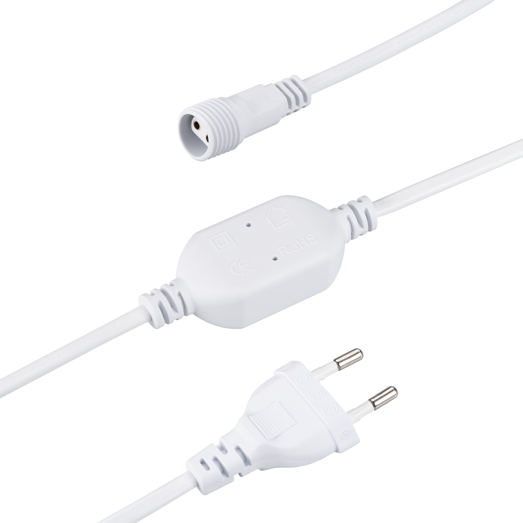 Шнур питания ARD-CLASSIC-1.5M White (230V, 8A) (Ardecoled, -)