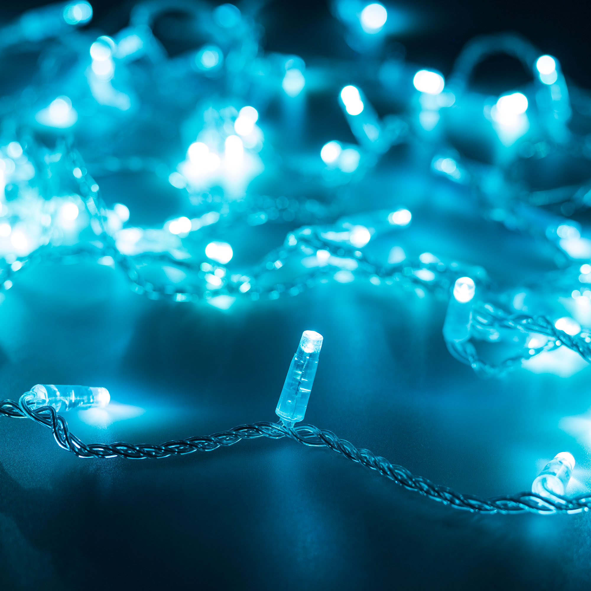 Светодиодная гирлянда ARD-STRING-CLASSIC-1000-CLEAR-100LED-PULSE Azure (230V, 7W) (Ardecoled, IP65, 1 год)