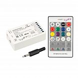 Аудиоконтроллер ARL-SOUND-RGB/RGBW (12-24V, 4x4A, RF ПДУ 24кн) (Arlight, IP20 Пластик, 3 года)