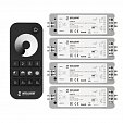INTELLIGENT ARLIGHT Диммер SMART-SET-PWM-101-72-DIM-PD-SUF Black (5-36V, 1x8A, x4, ПДУ 13кн, 2.4G) (IARL, IP20 Пластик, 5 лет)