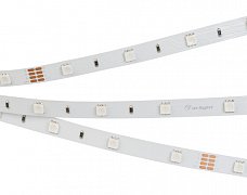 Светодиодная лента RT 2-5000 24V RGB (5060, 150 LED, LUX) (Arlight, 7.2 Вт/м, IP20)