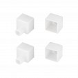 Заглушка WPH-FLEX-1616 WHITE с отверстием (Arlight, Силикон)