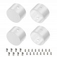Заглушка WPH-FLEX-D22-360deg WHITE ALU глухая (Arlight, Металл)