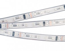 Светодиодная лента DMX-5000P 24V RGB (5060, 300 LEDx6) (Arlight, Закрытый, IP66)