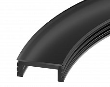 Экран LINE-3535-BENT-SIDE-2M OPAL BLACK (Arlight, Силикон)