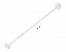 Телескопический подвес WPH-FLEX-D22 WHITE (Arlight, Металл)