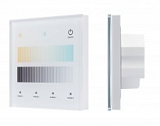 INTELLIGENT ARLIGHT Сенсорная панель SMART-DALI-301-11-1G-4SC-MIX-IN White (BUS/24V, Touch, 2.4G) (IARL, IP20 Пластик, 5 лет)