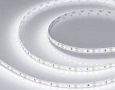 Светодиодная лента RT-A120-8mm 12V White6000 (9.6 W/m, IP20, 2835, 5m) (Arlight, Открытый)