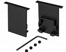 Заглушка SL-COMFORT-3551-F BLACK глухая (Arlight, Металл)