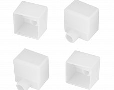 Заглушка WPH-FLEX-2020 WHITE с отверстием (Arlight, Пластик)