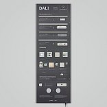 Стенд Системы Управления DALI 1760x600мм (DB 3mm, пленка, логотип) (Arlight, -)