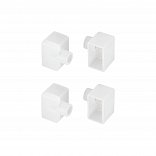 Заглушка WPH-FLEX-1018-SIDE WHITE с отверстием (Arlight, Силикон)