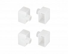 Заглушка WPH-FLEX-1018-SIDE WHITE с отверстием (Arlight, Силикон)