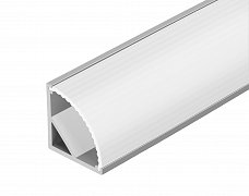 Профиль с экраном ARH-KANT-H16-2000 ANOD+OPAL (Arlight, Алюминий)