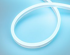 Лента герметичная AURORA-PS-A120-16x8mm 24V Azure (10 W/m, IP65, 2835, 5m) (Arlight, Силикон, 2 года)