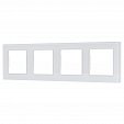 Рамка стеклянная FRM-GLARE-GS-4-WH (Arlight, -)