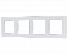 Рамка стеклянная FRM-GLARE-GS-4-WH (Arlight, -)