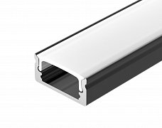 Профиль LINE-1708-2000 ANOD BLACK (Arlight, Алюминий)