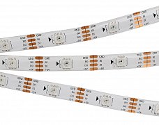 Светодиодная лента SPI-5000SE-RAM 5V RGB (5060, 150 LED x1, 2813) (Arlight, Закрытый, IP65)