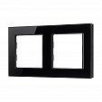 Рамка стеклянная FRM-GLARE-GS-2-BK (Arlight, -)