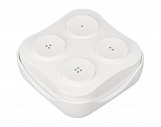 INTELLIGENT ARLIGHT Панель TUYA-228-4-RF-WH-SUF (kinetic, 433MHz) (IARL, IP20 Пластик, 3 года)
