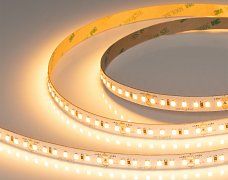 Светодиодная лента UL-A140-10mm 48V Warm2400 (12 W/m, IP20, 20m) (Arlight, CRI>90)