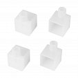 Заглушка WPH-FLEX-1616-90 WHITE с отверстием  (Arlight, Силикон)