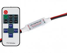 Диммер LN-RF11B-MINI-Wires(12-24V,72-144W,ПДУ11кн) (Arlight, IP20 Пластик, 1 год)