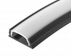 Профиль ARH-BENT-W11-2000 ANOD BLACK (Arlight, Алюминий)