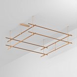 Основание ART-APRIORI-QUADRAT-2-ROD-400-2000x2000 (GD) (Arlight, IP20 Металл, 3 года)
