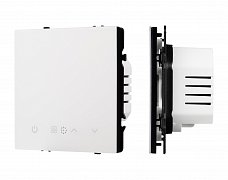 ARL NOBE Терморегулятор эл тёплый пол белый кварц SWT-MTE-PL-WH (95-240V, 16A, датч пола + возд) (Arlight, -)