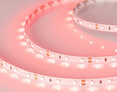 Светодиодная лента RT-A60-8mm 12V Red (4.8 W/m, IP20, 2835, 5m) (Arlight, 4.8 Вт/м, IP20)