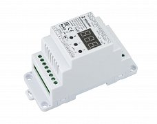 INTELLIGENT ARLIGHT Релейный модуль SMART-702-82-2G-DRO-PS (230V, 2x8A, TUYA Wi-Fi, 2.4G) DIN-рейка (IARL, IP20 Пластик, 5 лет)