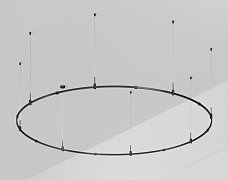 Основание ART-APRIORI-ROUND-HANG-R3000 (BK) (Arlight, IP20 Металл, 3 года)