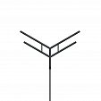 Кронштейн OXOR-SY4-3000x76-L1500 BLACK (Arlight, Сталь)