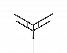 Кронштейн OXOR-SY4-3000x76-L1500 BLACK (Arlight, Сталь)