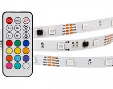 Светодиодная лента SPI-5000-5060-30 12V Cx3 RGB-Remote (10mm, 7.2W, IP20) (Arlight, Открытый, IP20)