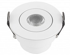 Светильник встраиваемый LTM-R52-3W Warm3000 (Белый, 30 deg, 230V) (Arlight, IP40 Металл, 5 лет)
