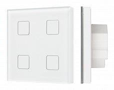 INTELLIGENT ARLIGHT Сенсорная панель DALI-301-11-IN White (BUS/24V, Backlight) (IARL, IP20 Пластик, 5 лет)
